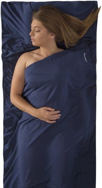 Sleepliner Cotton Premium Traveller with Pillow Navy, view: 0