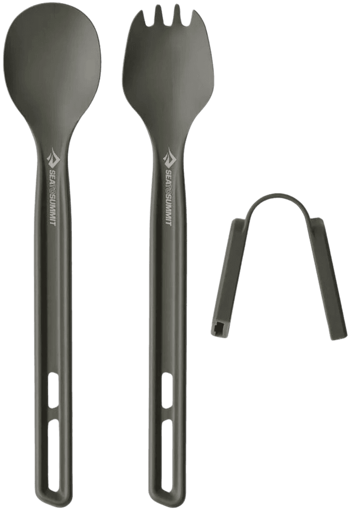 Frontier UL Cutlery Set [2 Piece] Long Handle Spoon And Spork, view: 0
