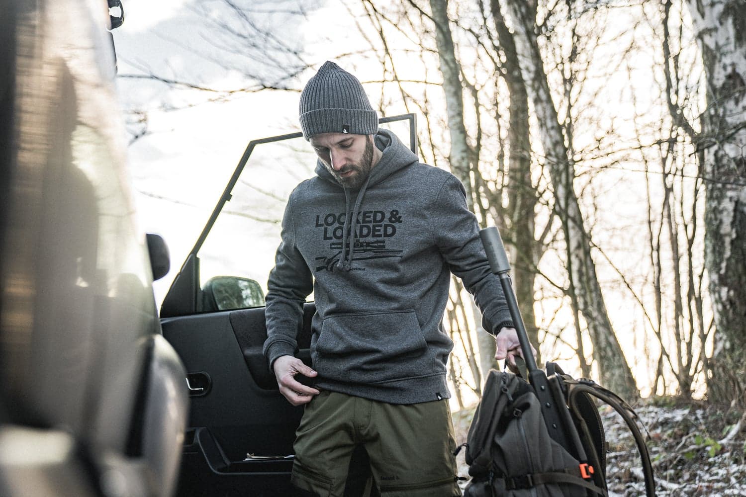 Loaded Hoodie Grey Melange, view: 6