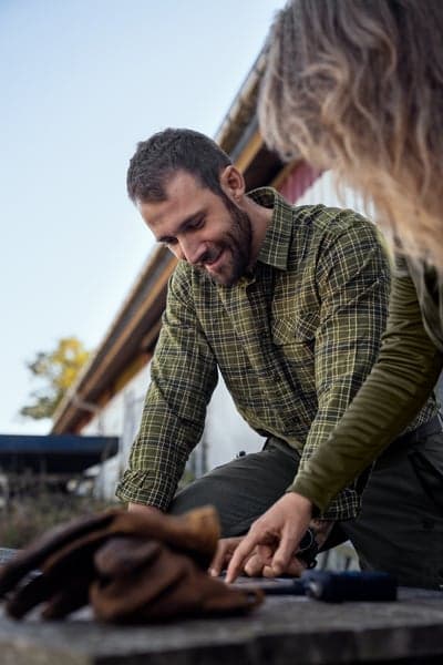 Highseat Shirt Pine Green Check, view: 5