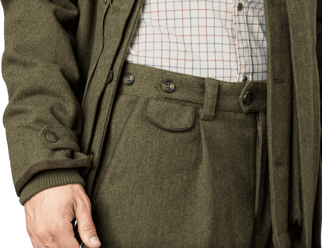 Hillside Breeks Moss Green, view: 2