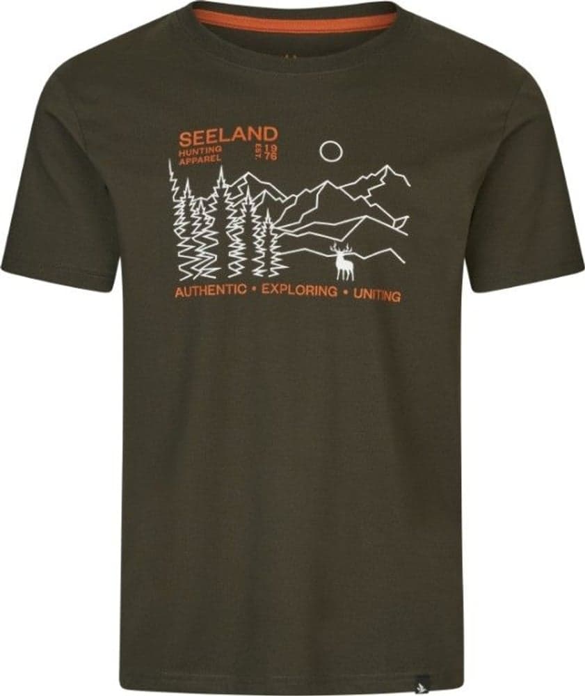 Landscape T-Shirt Pine Green, view: 0