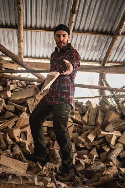 Glen Flannel Shirt Red Forest Check, view: 6