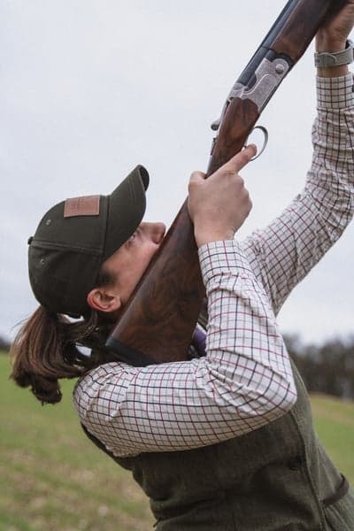 Kerry Shooting Shirt Cabernet/Blue Check, view: 7