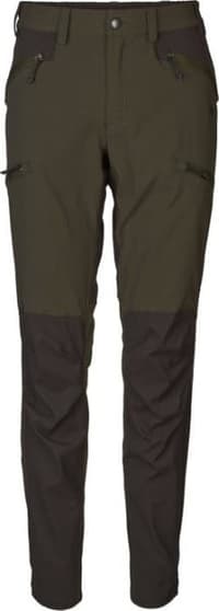 Larch Stretch Trouser Women Chocolate Torte Pine Green/ - view: 0