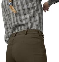 Larch Stretch Trouser Women Chocolate Torte Pine Green/ - view: 3