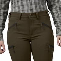 Larch Stretch Trouser Women Chocolate Torte Pine Green/ - view: 2