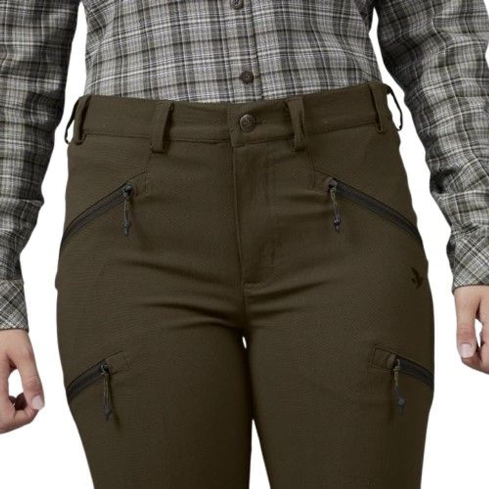 Larch Stretch Trouser Women Pine Green, view: 2
