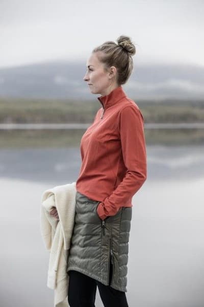 Short Down Skirt Black, view: 2