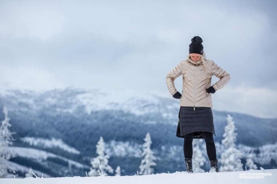 Short Down Skirt Black (2019), view: 2