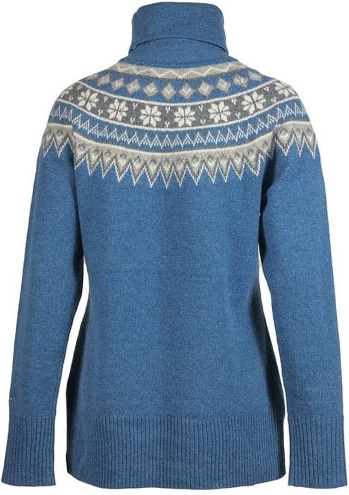 Scandinavian Roll Neck Blue Denim, view: 1