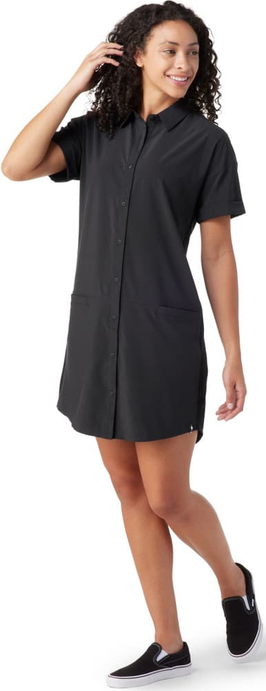 W's MS Shirt Dress Black, view: 1