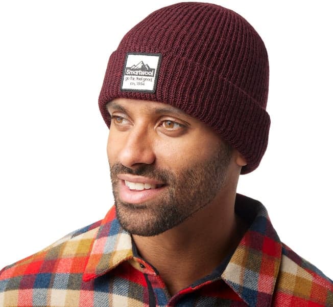 Patch Beanie Black Cherry One Size, view: 1