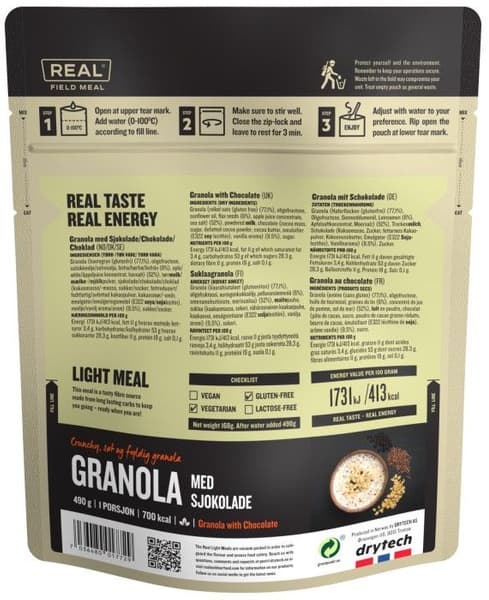 Light Meal 700 kcal - Granola with chocolate, productDetailPage.view: 1