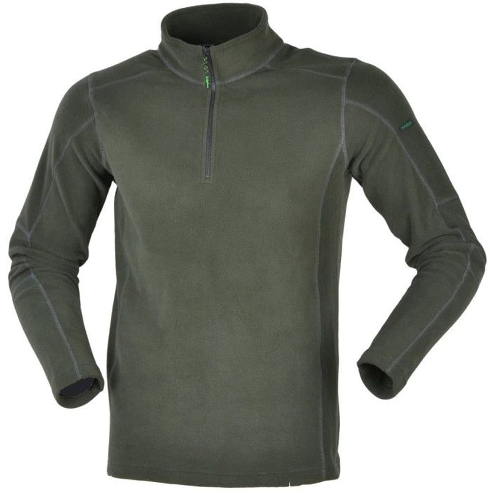 Norwegian Half Zipped Fleece Top Olive, view: 0