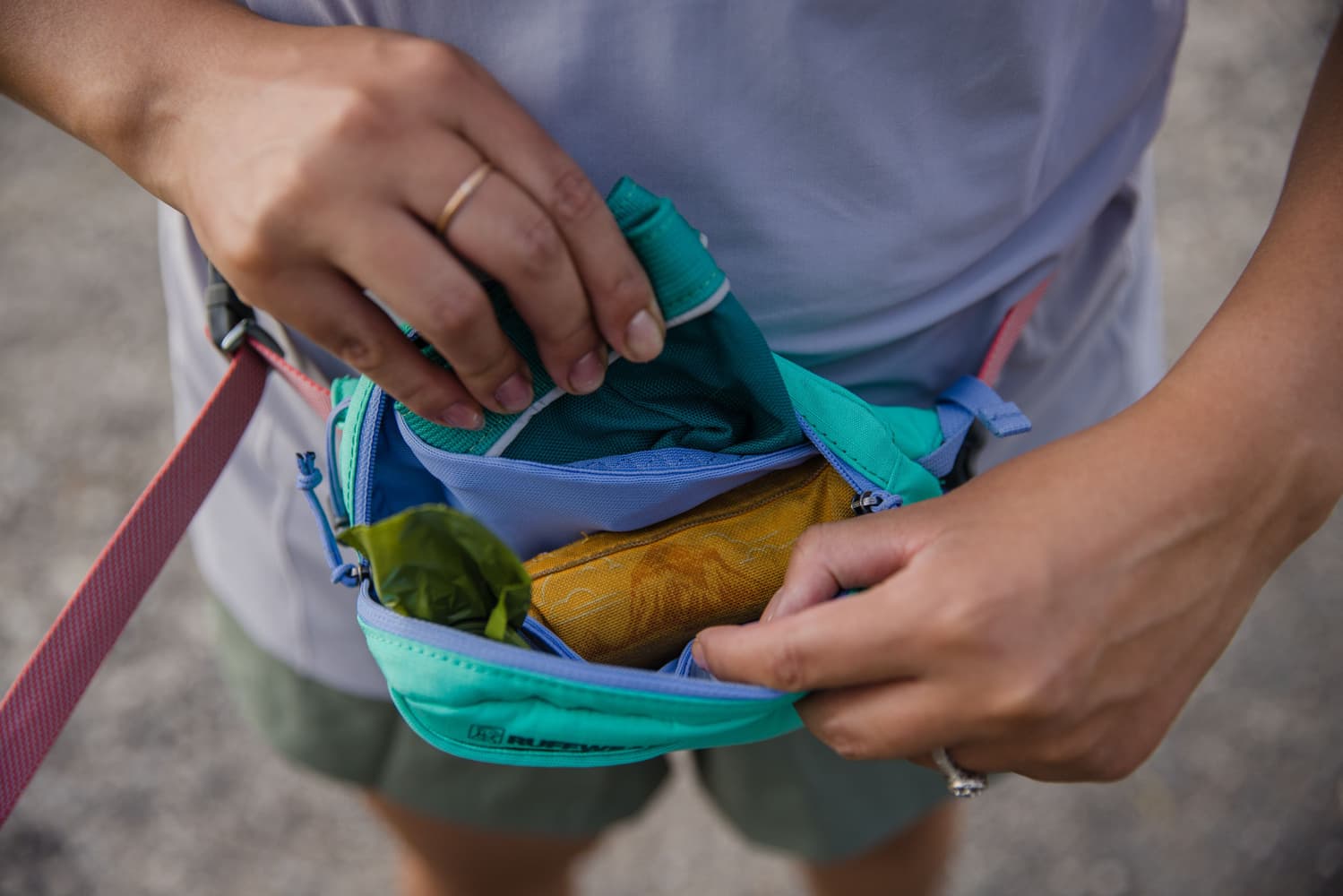 Stash Bag Plus Aurora Teal, view: 8