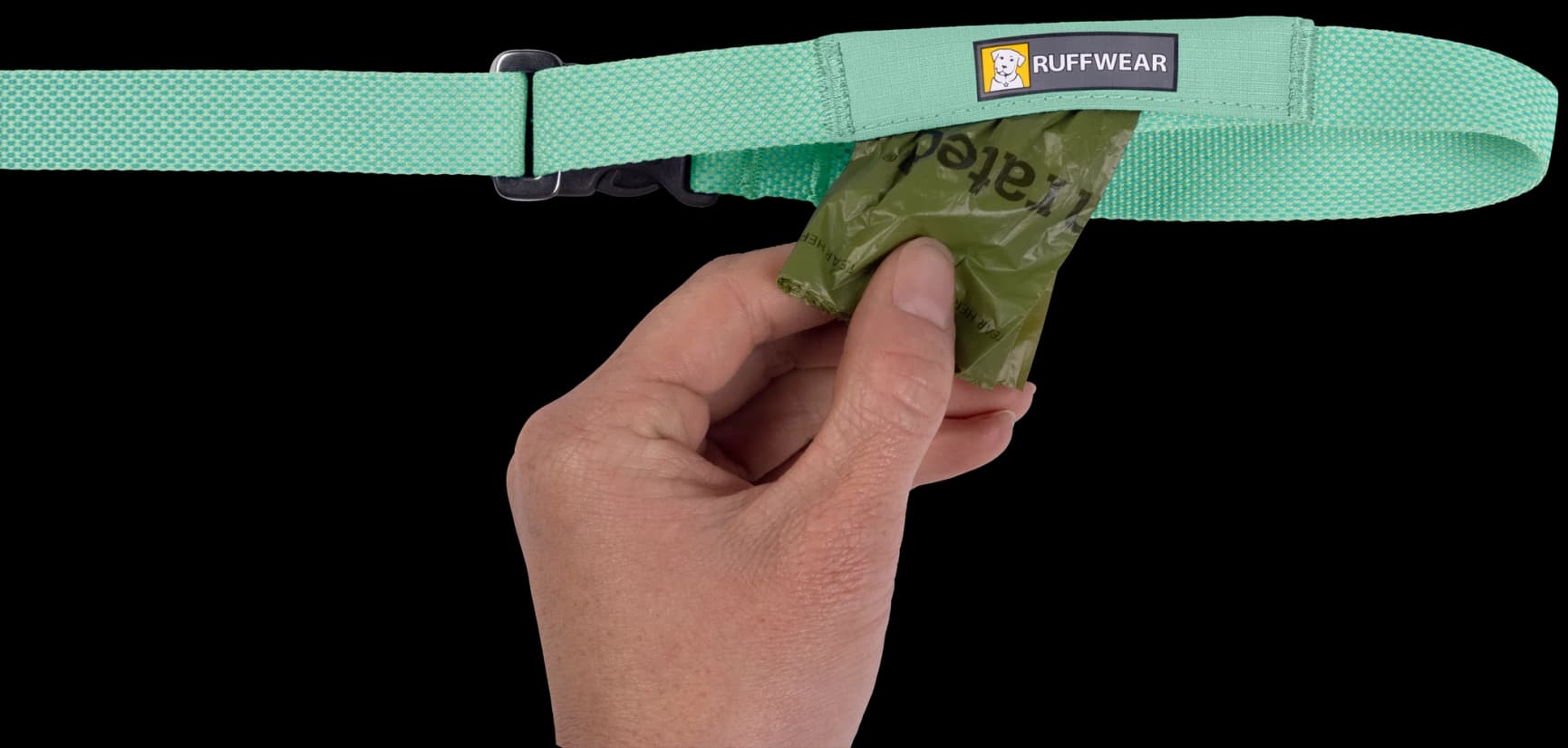 Flagline Leash Sage Green, view: 2