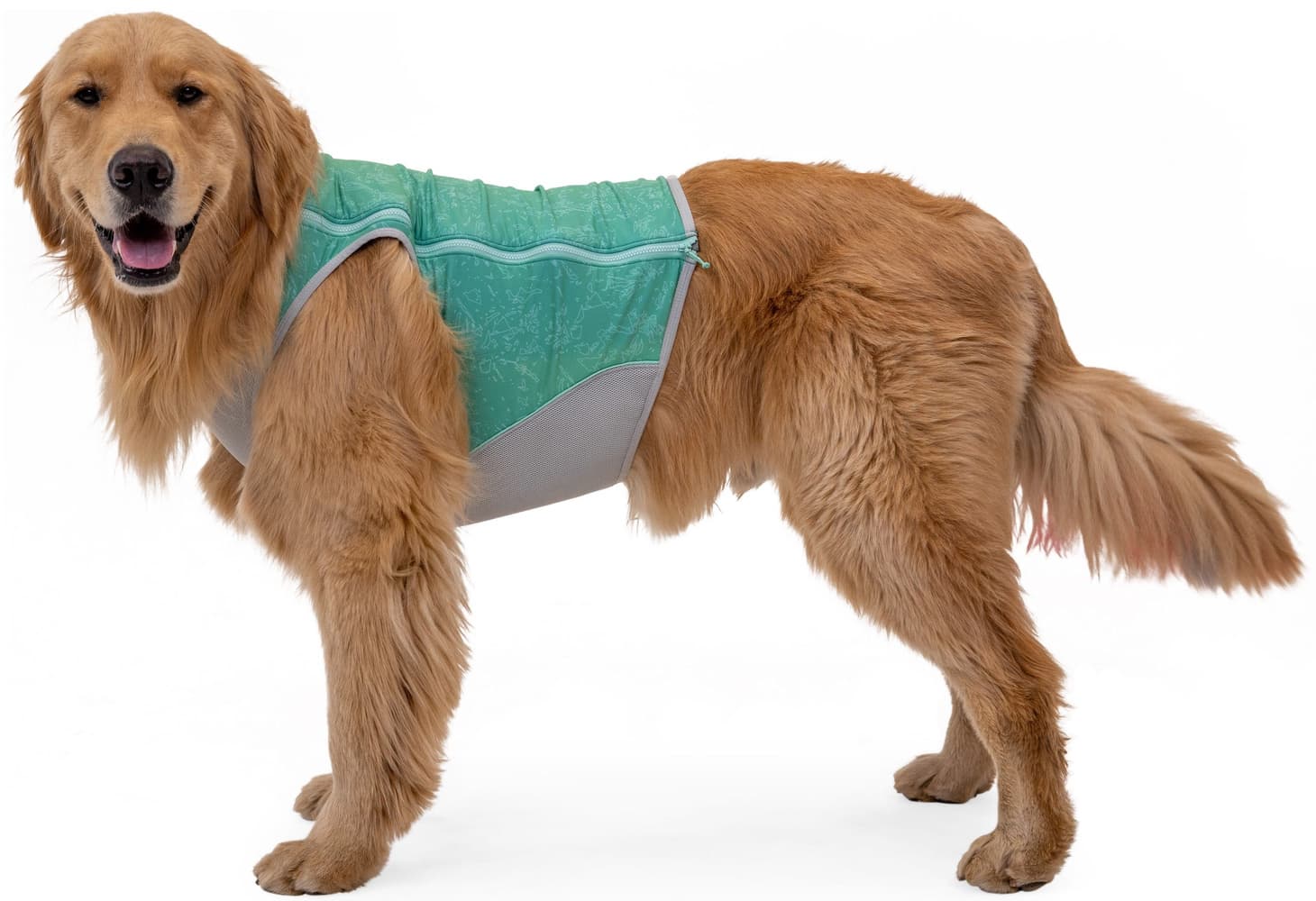 Swamp Cooler Zip Vest Aurora Teal, view: 1