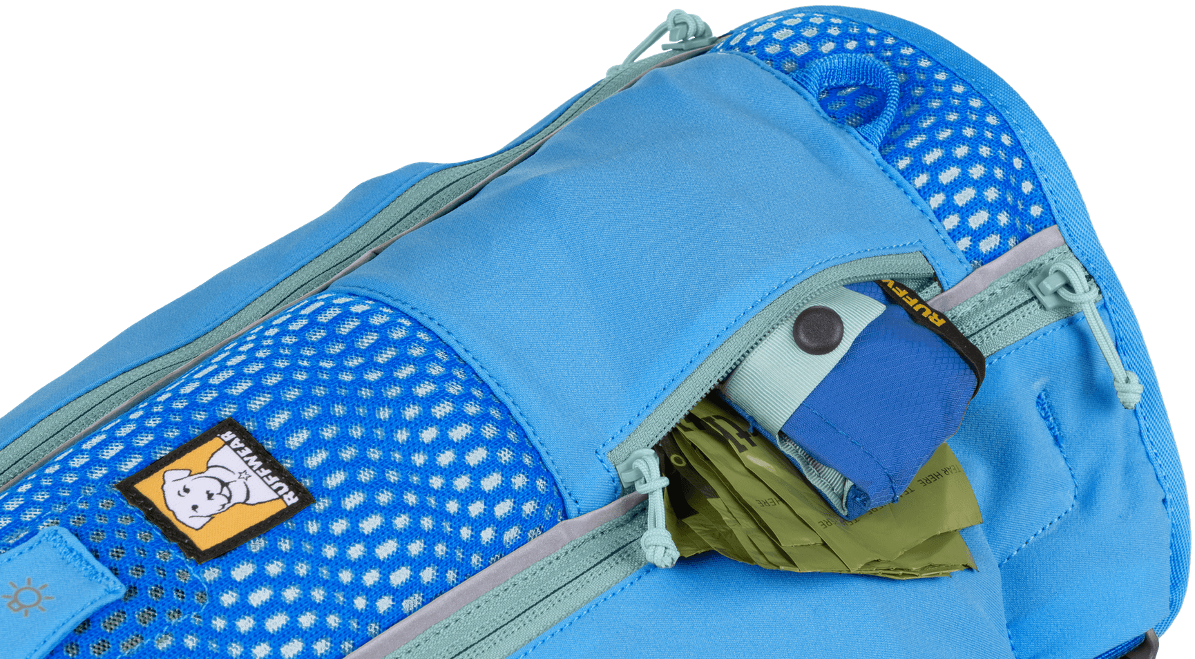 Trail Runner Running Vest Blue Pool, view: 4