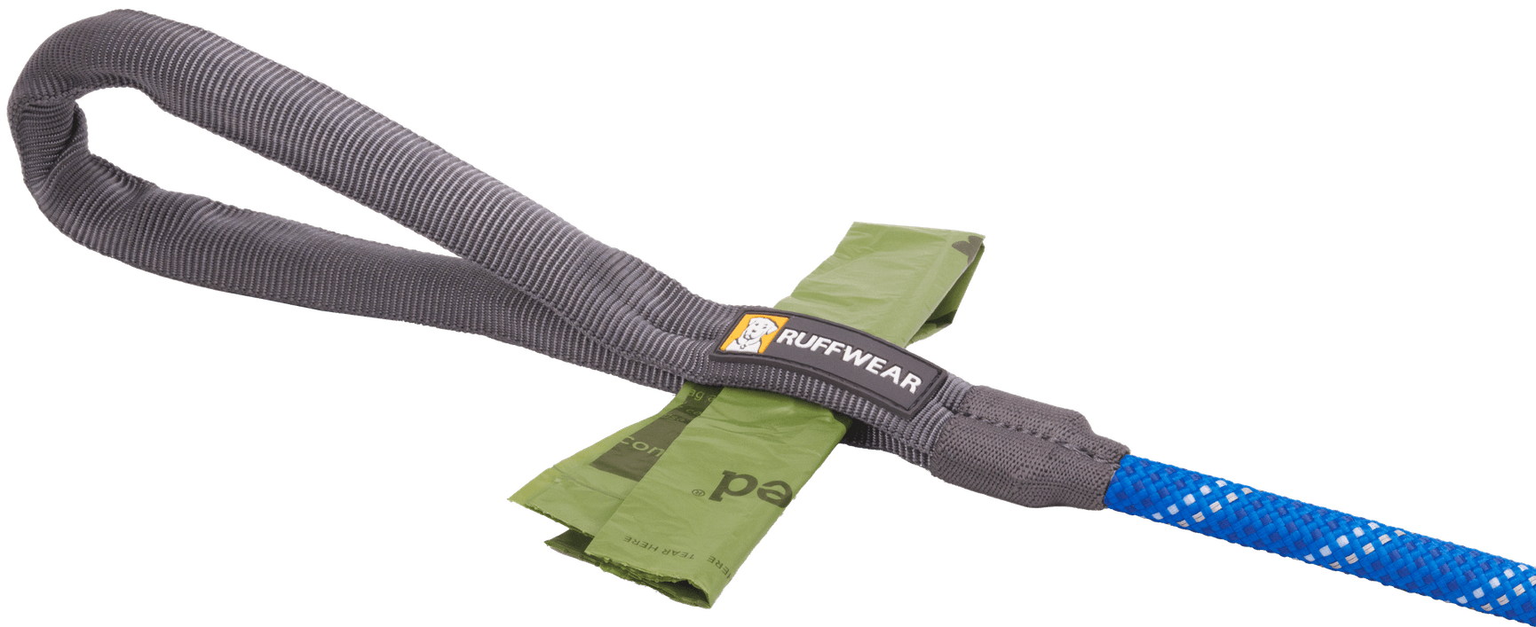 Knot-a-Long Short Rope Leash Blue Pool, view: 1