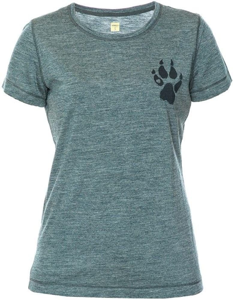 Women's Stroller Tee Green Wolf Paw, view: 0