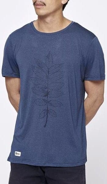 M's Stroller Merino Tee Blue Rowan Leaf, view: 0