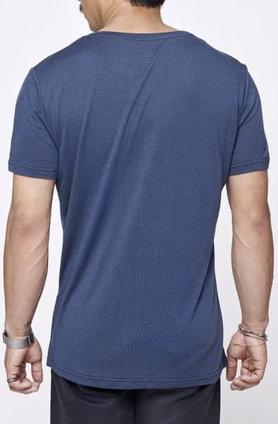 M's Stroller Merino Tee Blue Rowan Leaf, view: 1