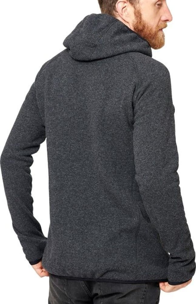 Men's Monk Pullover Wool Hoodie Anthracite, view: 1