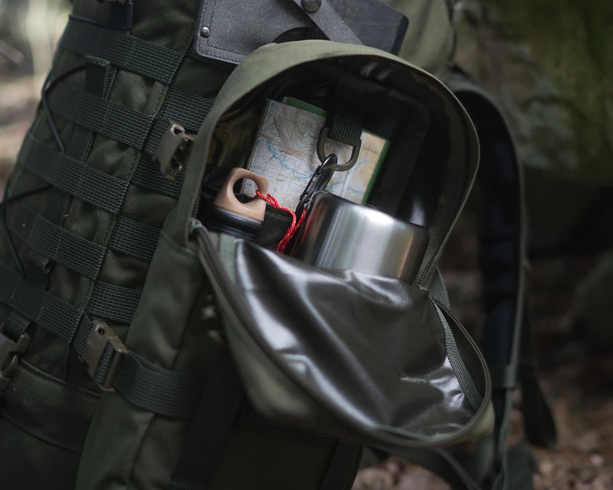 Side Pouch 6L Green, view: 3