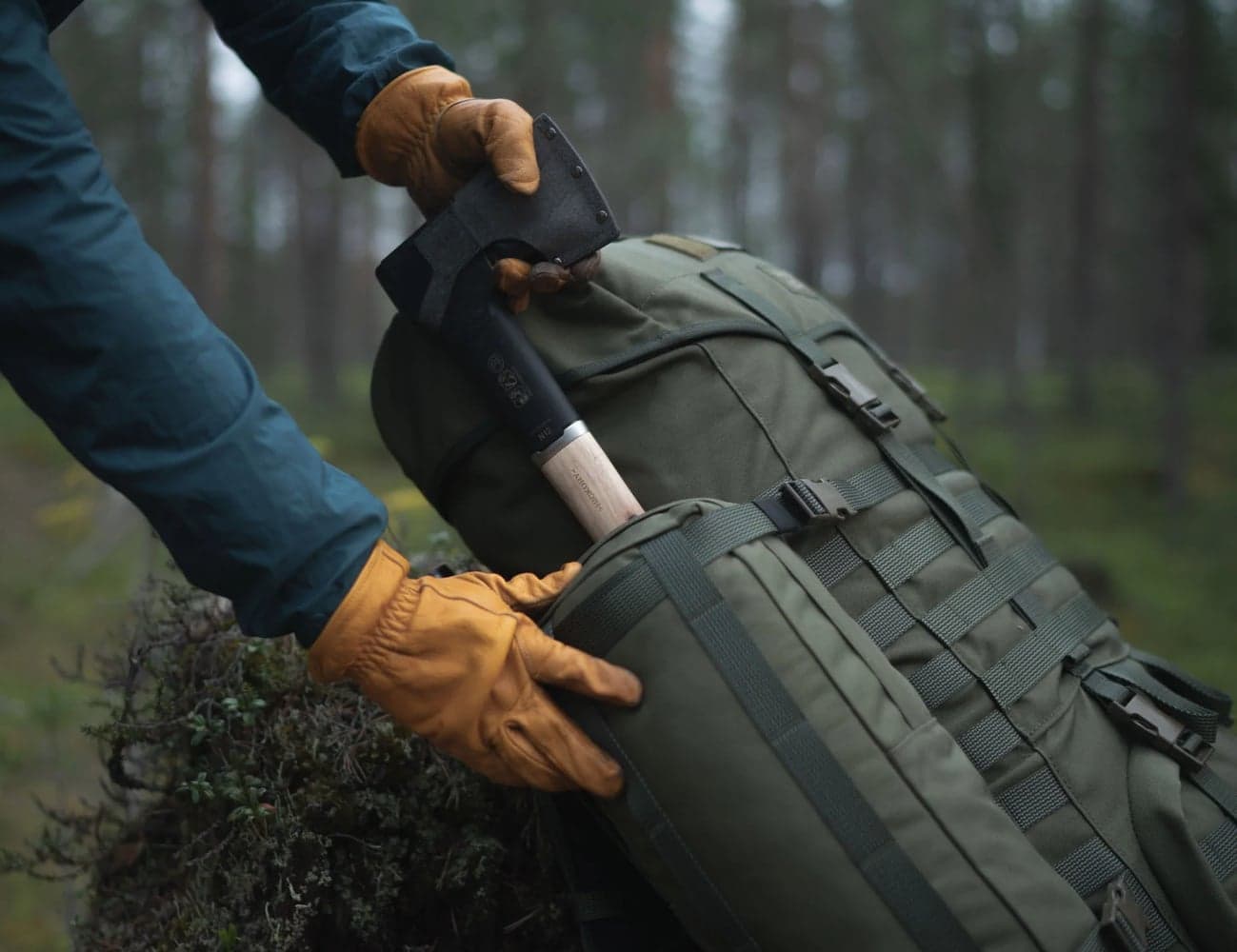 Side Pouch 8L Green, view: 2