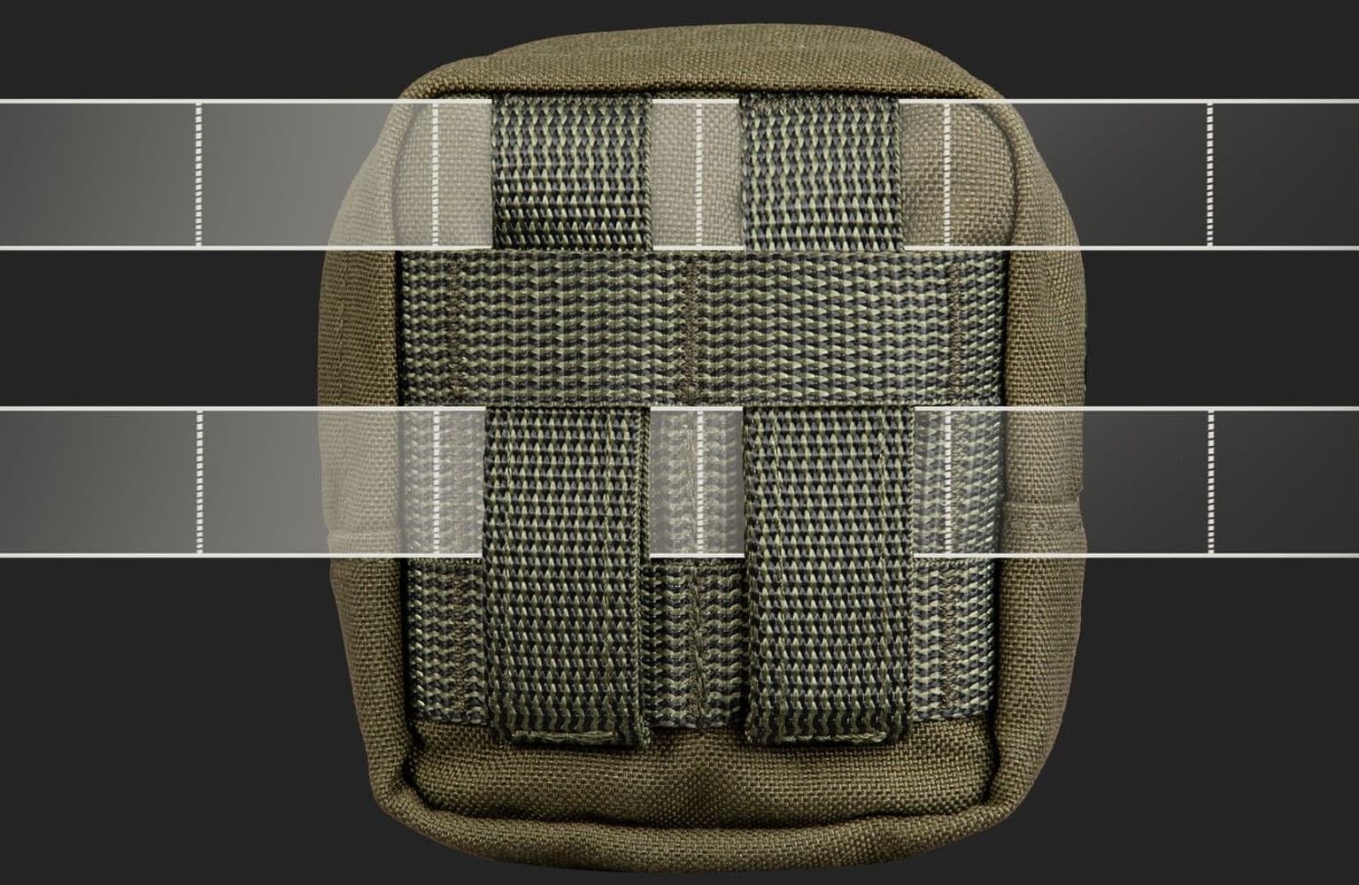 Zipped GP pouch 2x2 Brown, view: 1