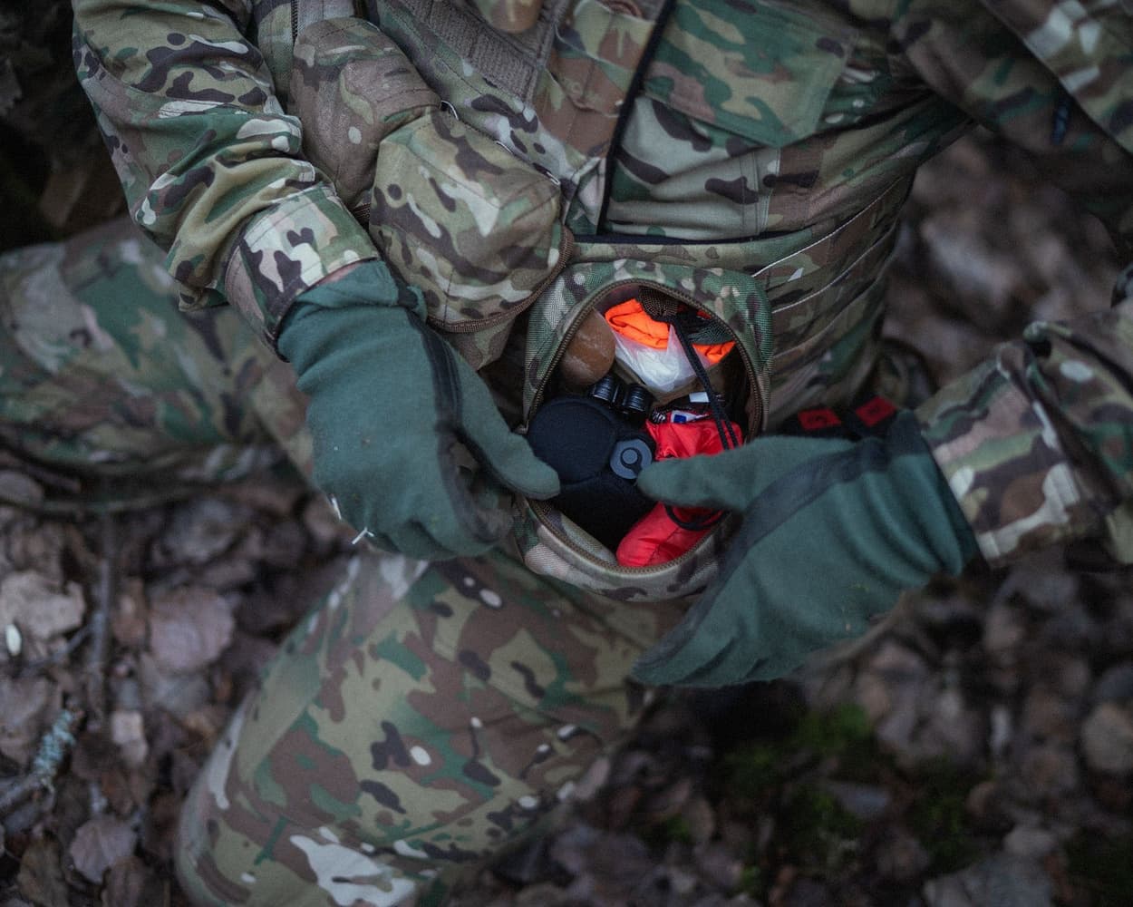 Zipped GP pouch 3x3 Green, view: 7