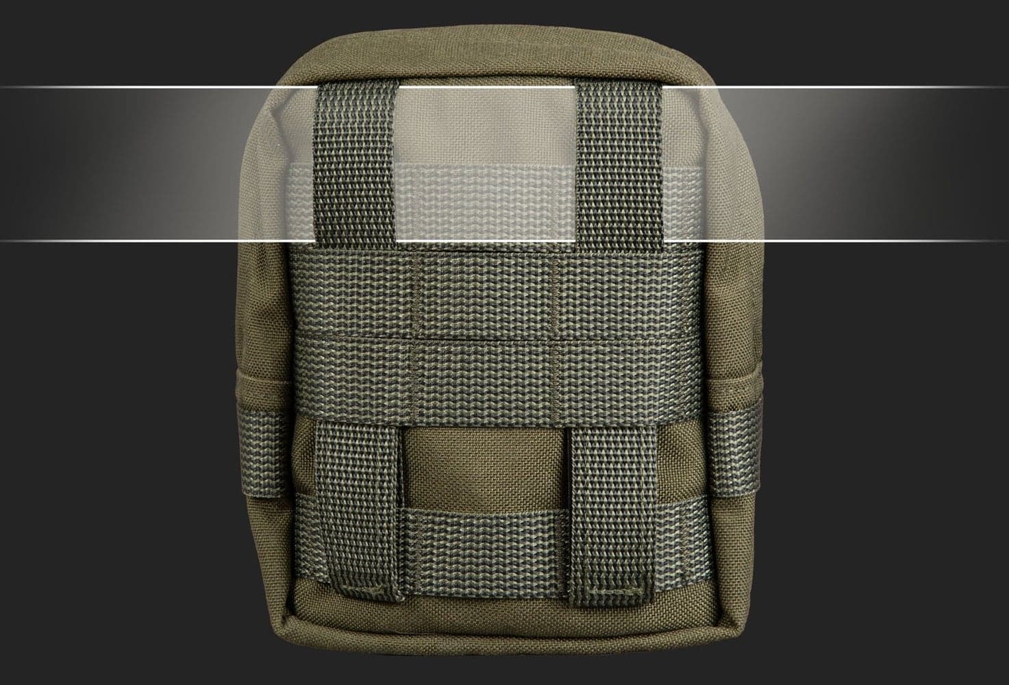 Zipped GP pouch 3x3 Brown, view: 2