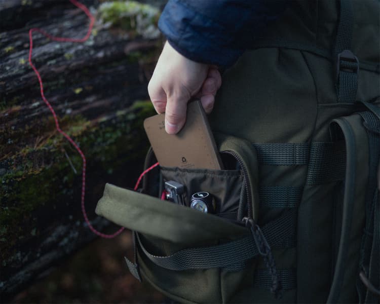 Zipped GP pouch 3x3 Brown, view: 8