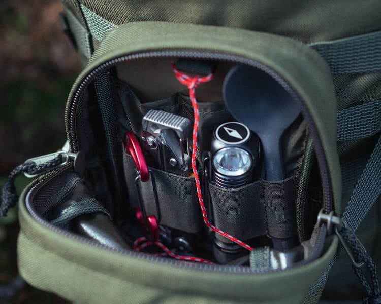 Zipped GP pouch 3x3 Brown, view: 6