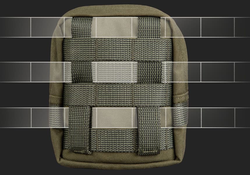 Zipped GP pouch 3x3 Brown, view: 1