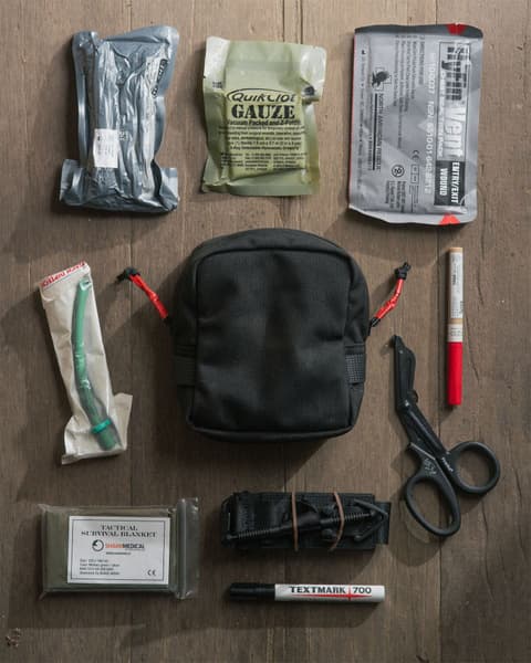 Zipped GP pouch 3x3 Black, view: 3