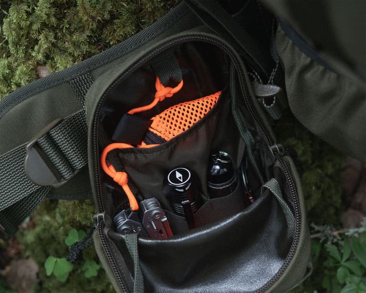 Zipped GP pouch 3x4 Black, view: 3