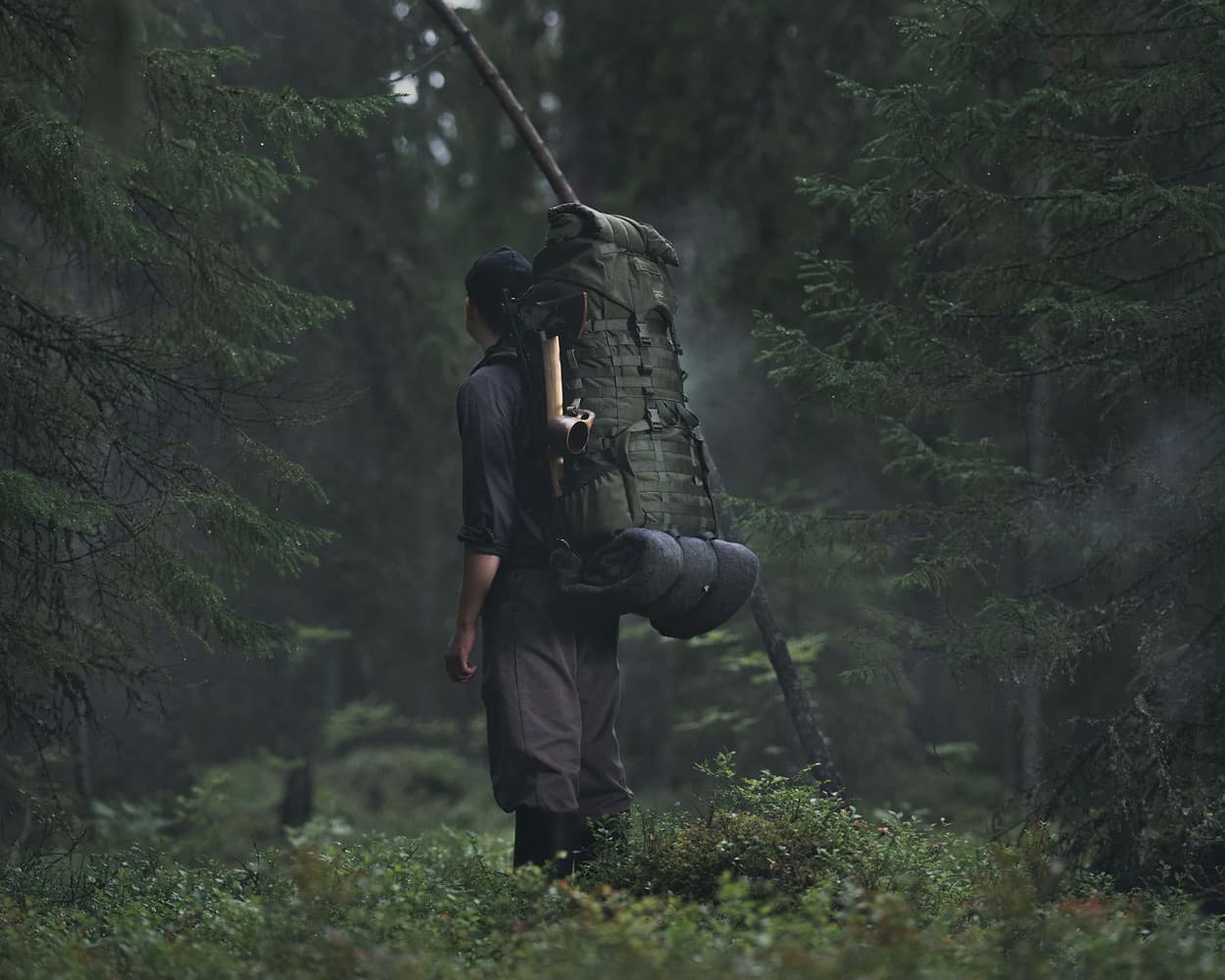 Jääkäri Backpack XL 70L Green, view: 11