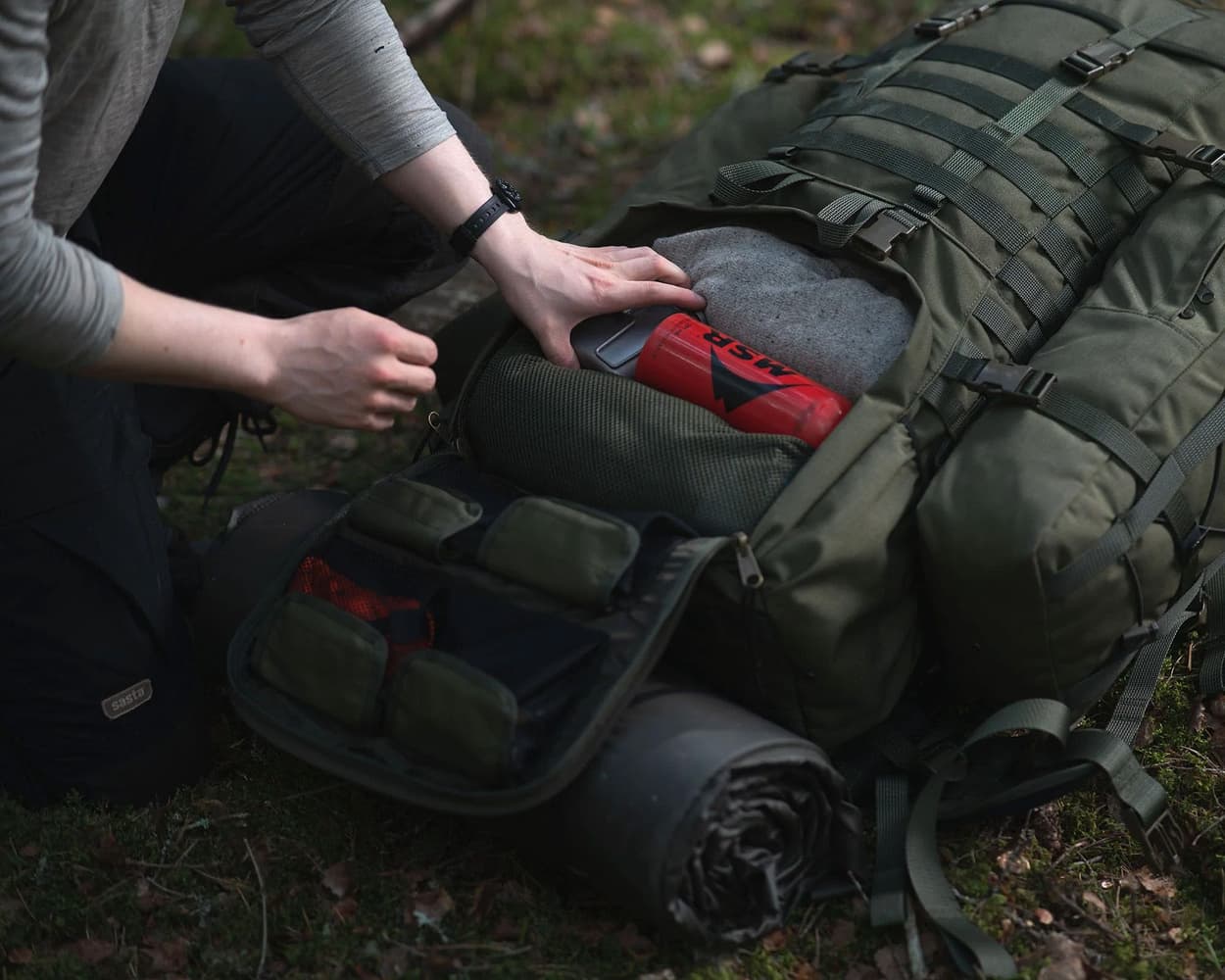 Jääkäri Backpack XL 70L Green, view: 6