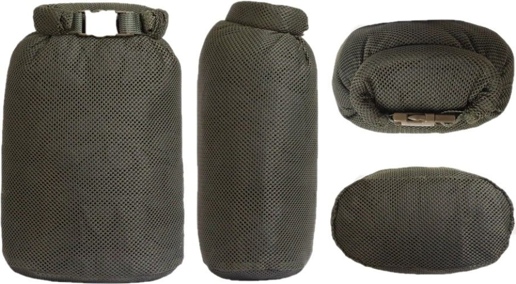 Rolltop Stuffsack Mesh 40L Black, view: 4