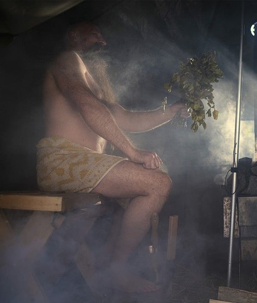 Hiisi Foldable Sauna Bench, view: 3