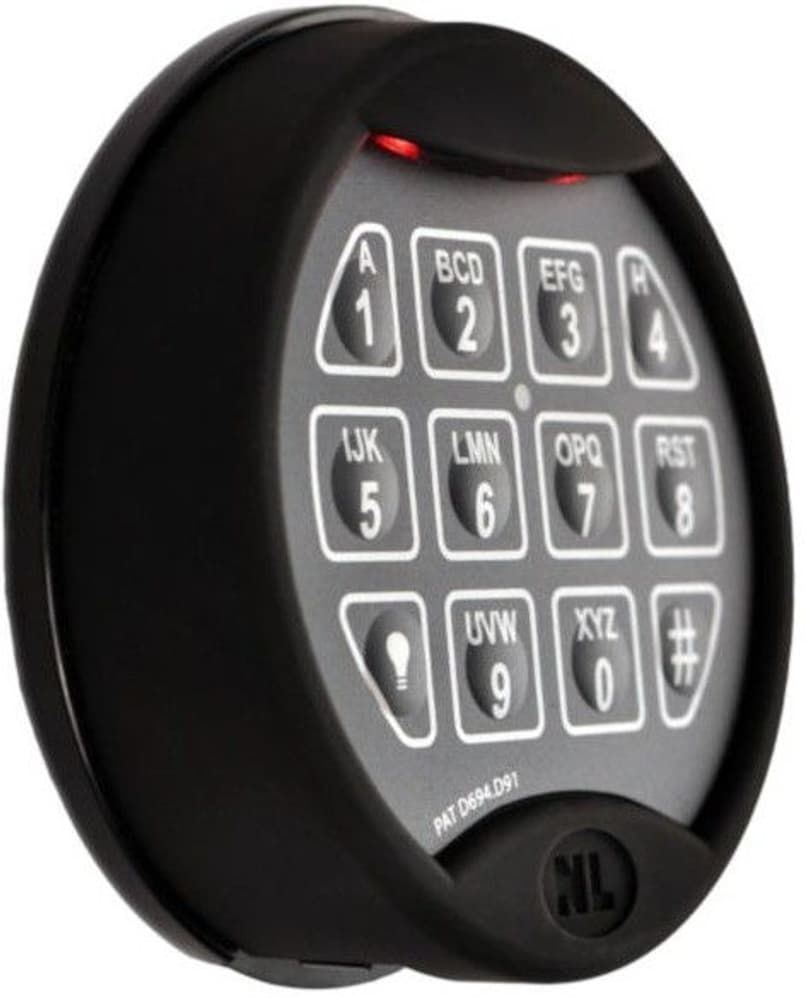 SP33 mini pistolskåp med elkodlås, view: 2