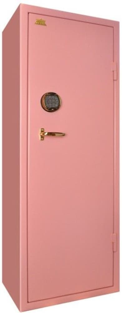 SP88E Vapenskåp Rosa för 8-16 vapen med elkodlås + LED lampa, view: 2