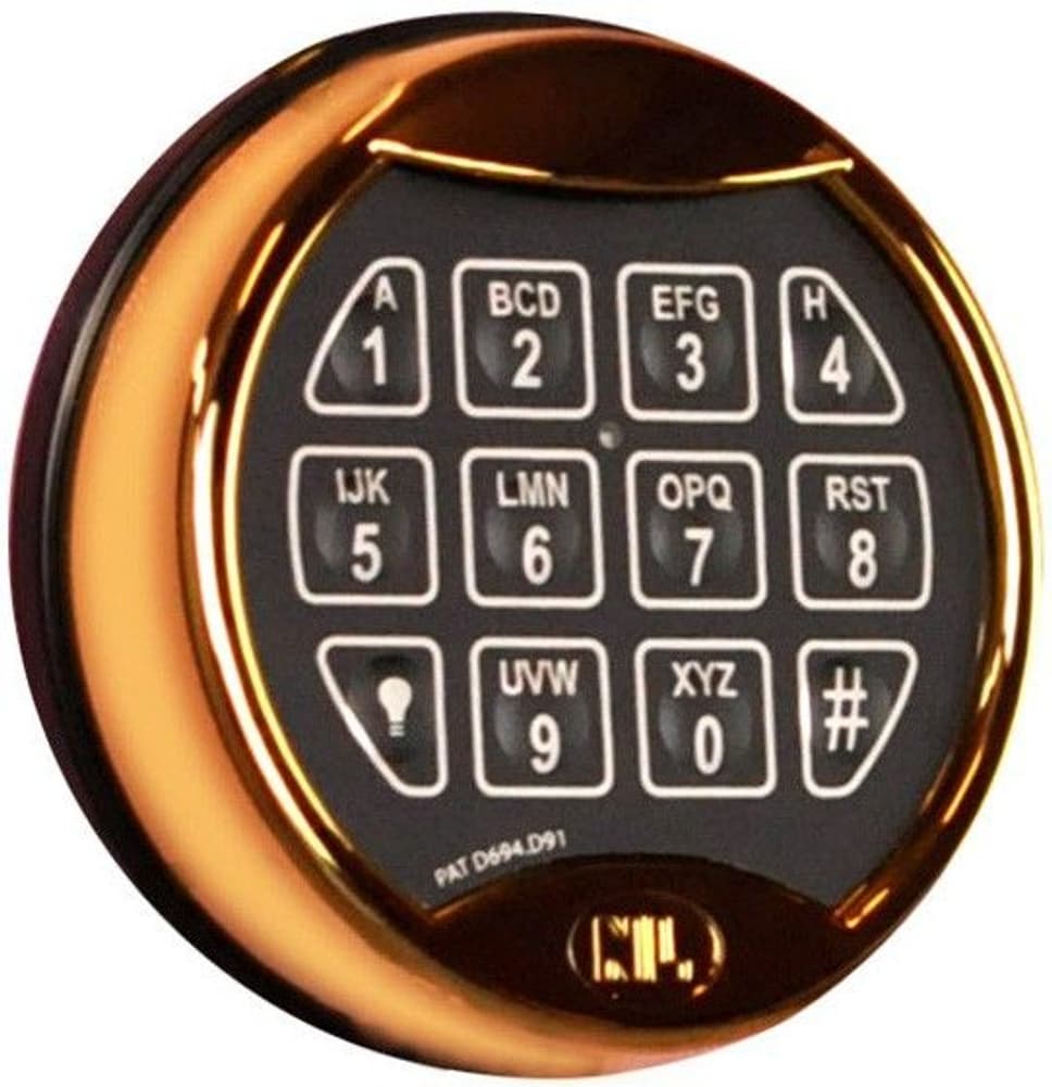 SP88E Vapenskåp Rosa för 8-16 vapen med elkodlås + LED lampa, view: 3