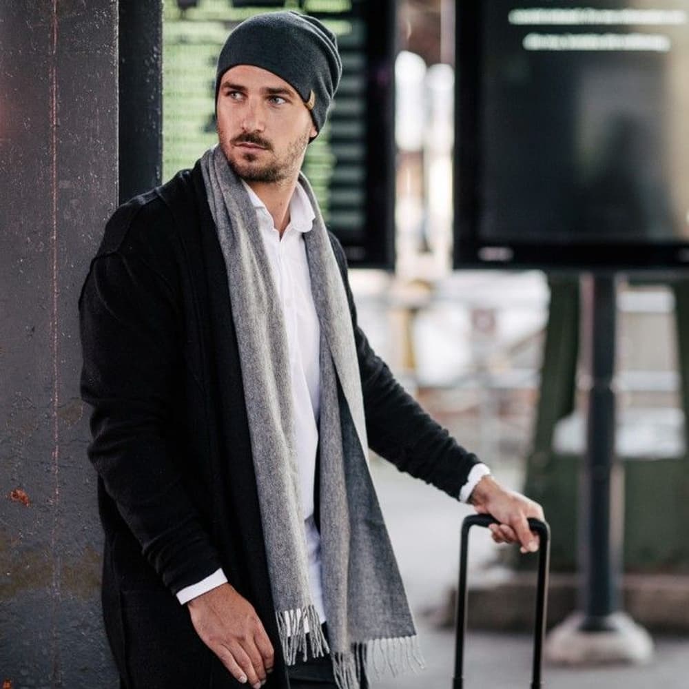 Sätila Kim Scarf Grey Melange, view: 1