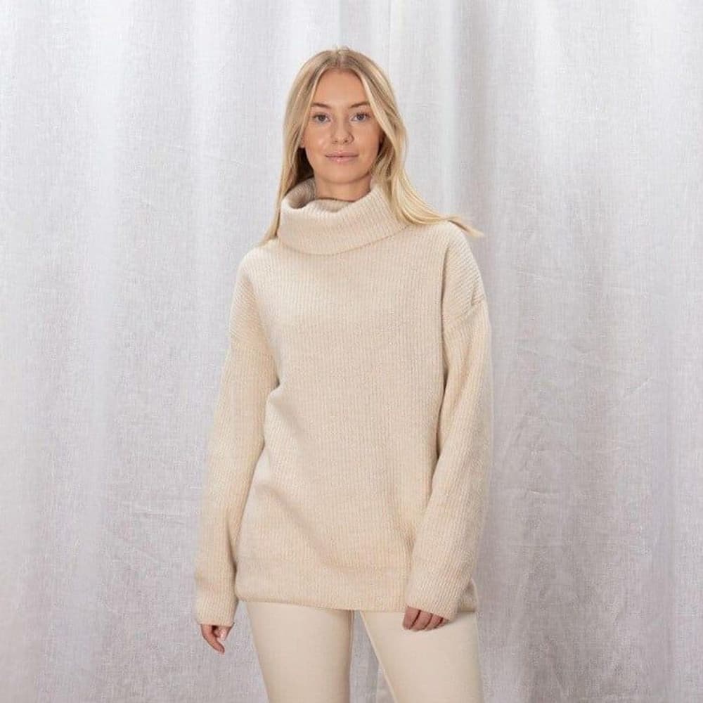 Sätila W's Surteby Polo Sweater Off White, view: 1