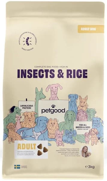 Insekter & Ris Vuxen Hund 3 kg, view: 0