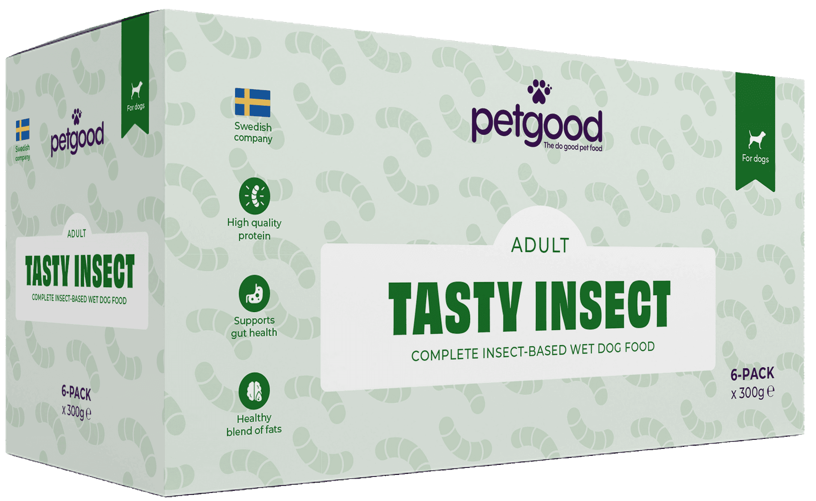 Insektspaté Våtfoder / Topping 6 x 300 g, view: 1