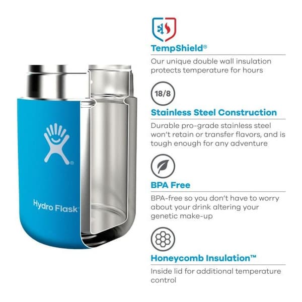 Insulated Food Flask 532 ml Black, view: 1